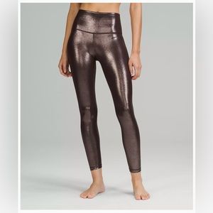 Lululemon Align Hi Rise Pant Radiate Foil French Press — Size 14